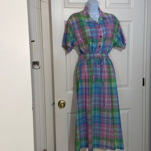 Vintage Skirt & Button Top - Size 10